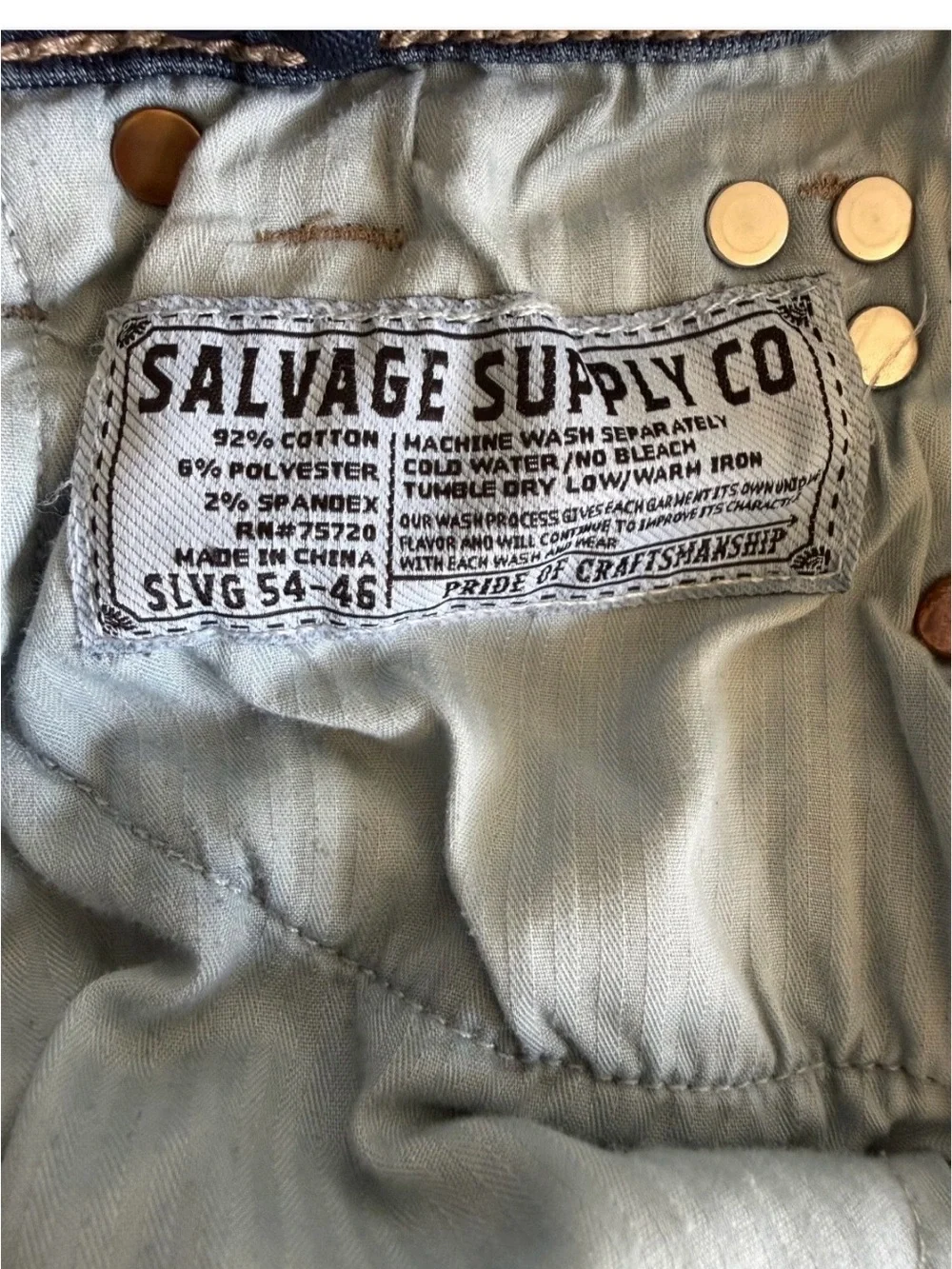 Salvage pre owned